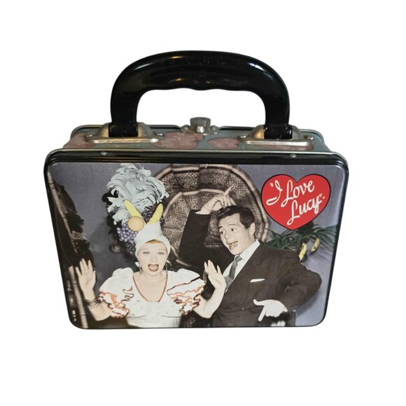 I Love Lucy Metal Lunchbox Tin Small Size - Picture 1 of 7